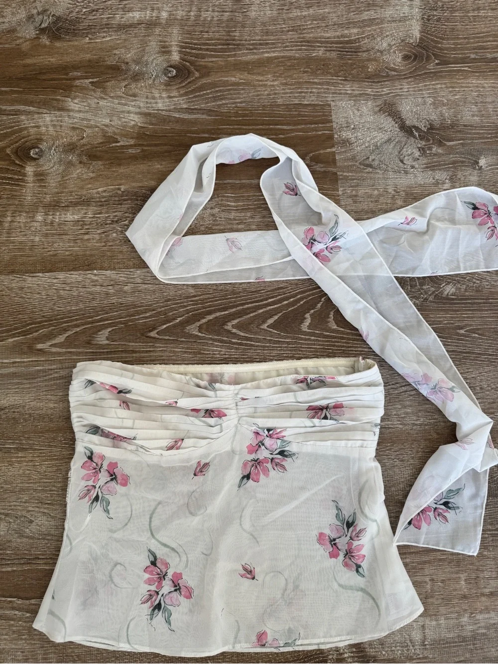 Princess Polly Cream Floral 3 piece matching set